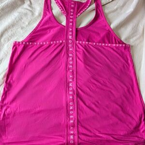 Under Armour Knockout Tank Fuchsia